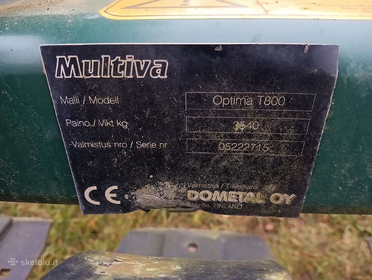Kultivatorius Multiva - nuotraukos Nr. 8