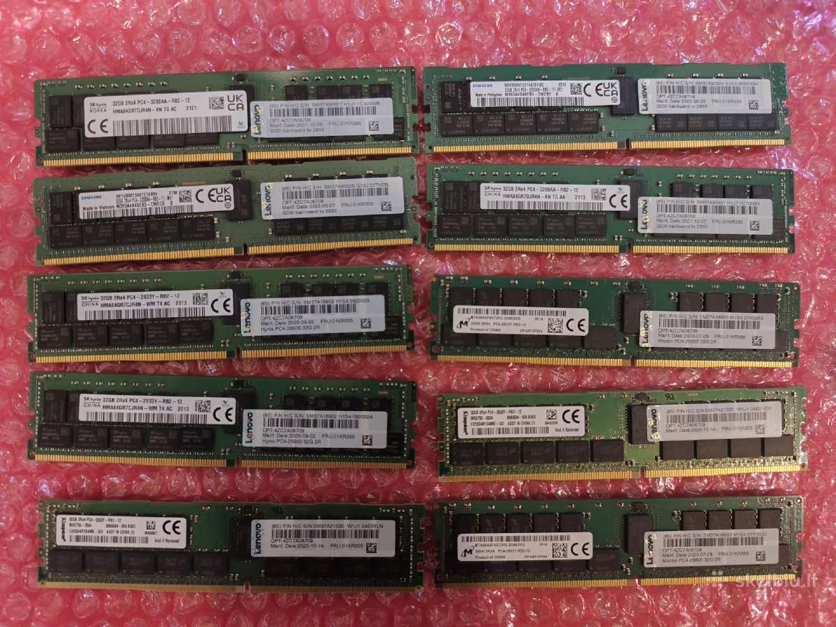 Serverinė RAM Ddr4 Ecc Rdimm – 32 GB ir 64 GB - nuotraukos Nr. 4