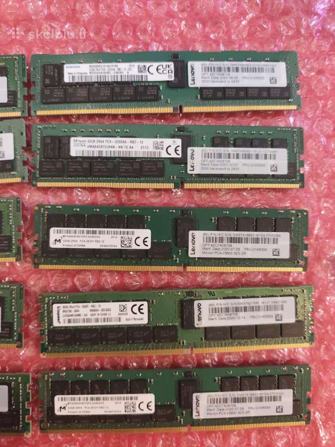 Serverinė RAM Ddr4 Ecc Rdimm – 32 GB ir 64 GB - nuotraukos Nr. 6