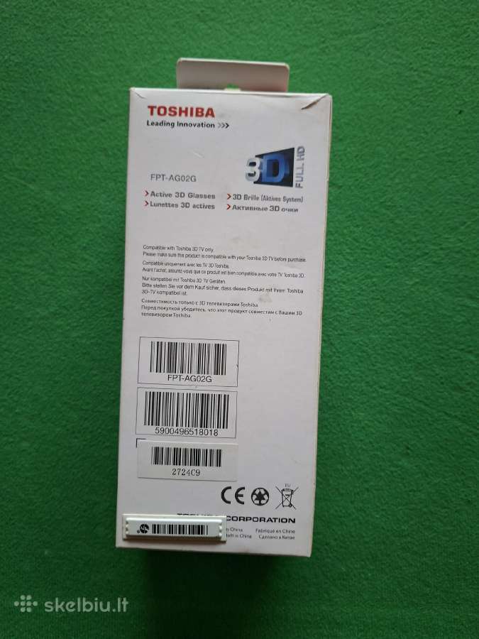 Televizorius Toshiba +3D akiniai - nuotraukos Nr. 5