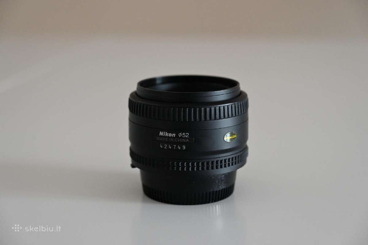 Nikon Nikkor Af 50mm F 1.8 D - nuotraukos Nr. 3