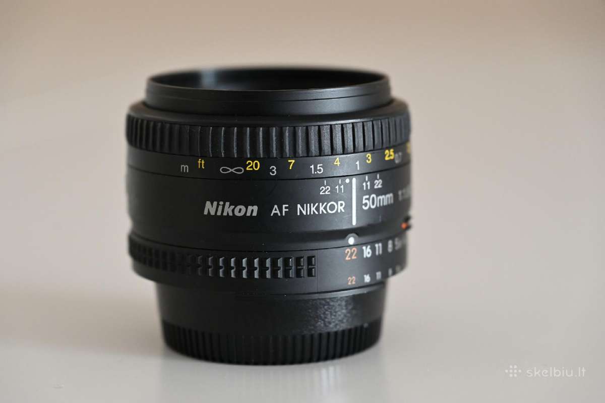 Nikon Nikkor Af 50mm F 1.8 D - nuotraukos Nr. 4
