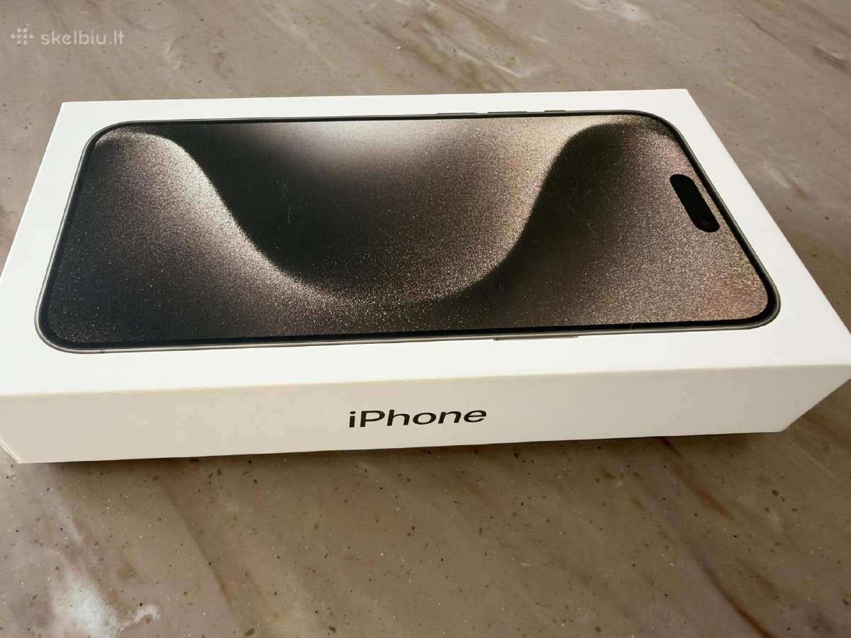 iPhone 15 Pro Max Natural Titanium 256 GB - nuotraukos Nr. 5