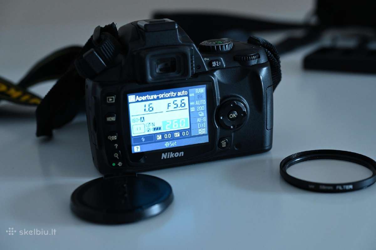Nikon D40 Body su Sigma 18-50mm Hsm objektyvu - nuotraukos Nr. 4