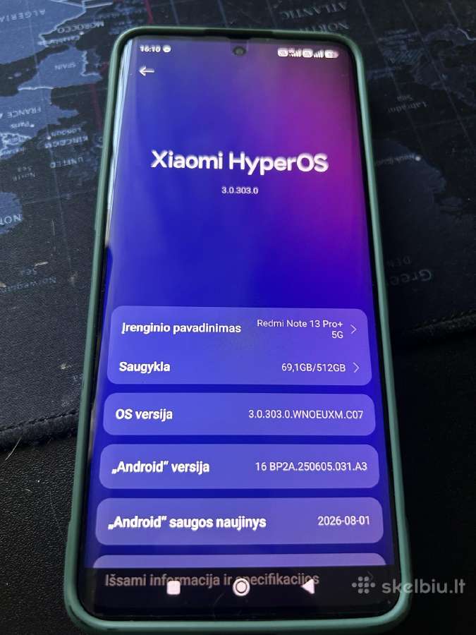 Xiaomi Redmi Note 13 Pro+ 512gb - nuotraukos Nr. 4
