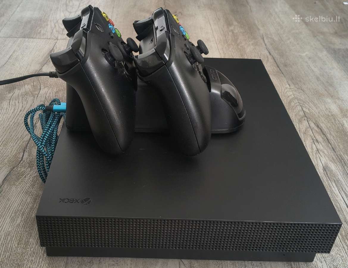 Xbox Onex 1tb naudota konsolė, pulteliai, žaidimai - nuotraukos Nr. 2