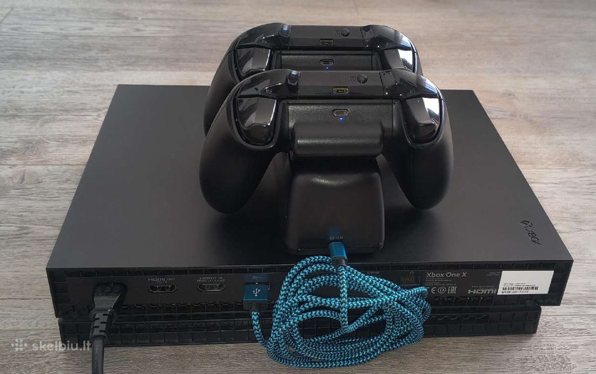Xbox Onex 1tb naudota konsolė, pulteliai, žaidimai - nuotraukos Nr. 4