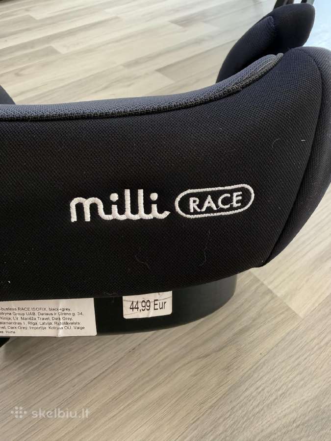 Milli Race automobilinė kėdutė-busteris. - nuotraukos Nr. 3