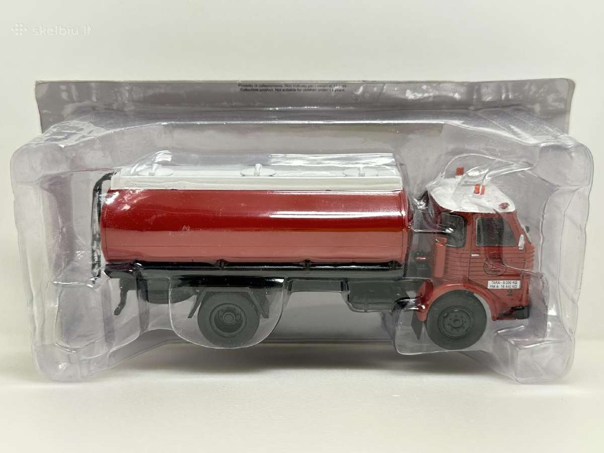 Pegaso Comet cisterna 1968 gaisrinė raudo 1:43 - nuotraukos Nr. 2