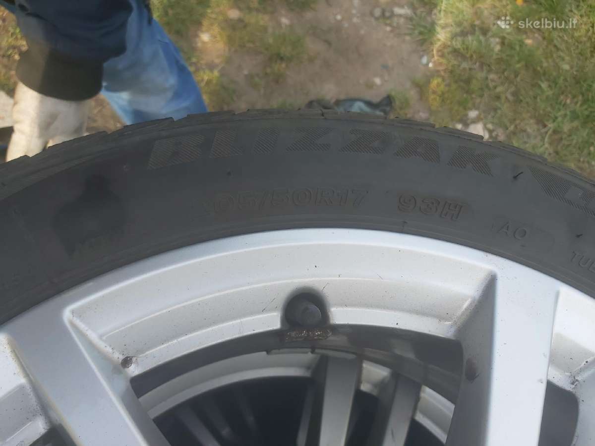 R17 audi ratlankiai su padangom - nuotraukos Nr. 4