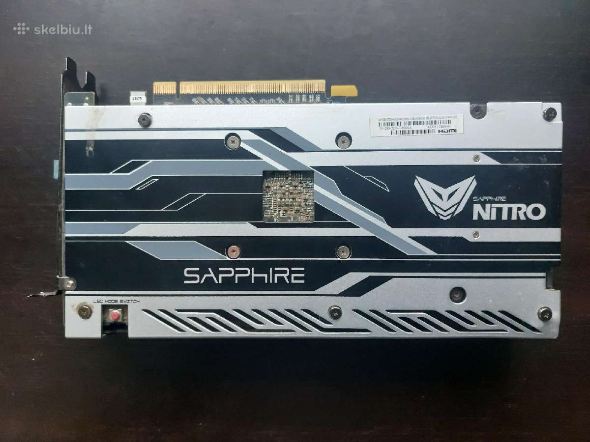 Sapphire Nitro+ Radeon Rx 580 8gb - nuotraukos Nr. 3