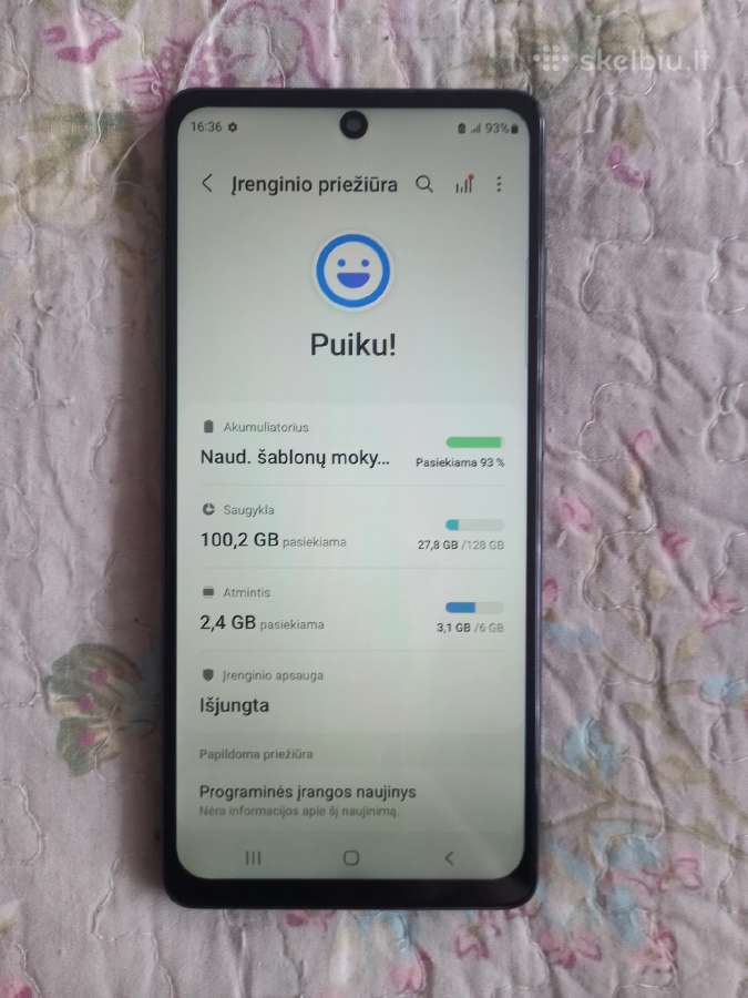 Samsung s 20 fe 128gb - nuotraukos Nr. 6