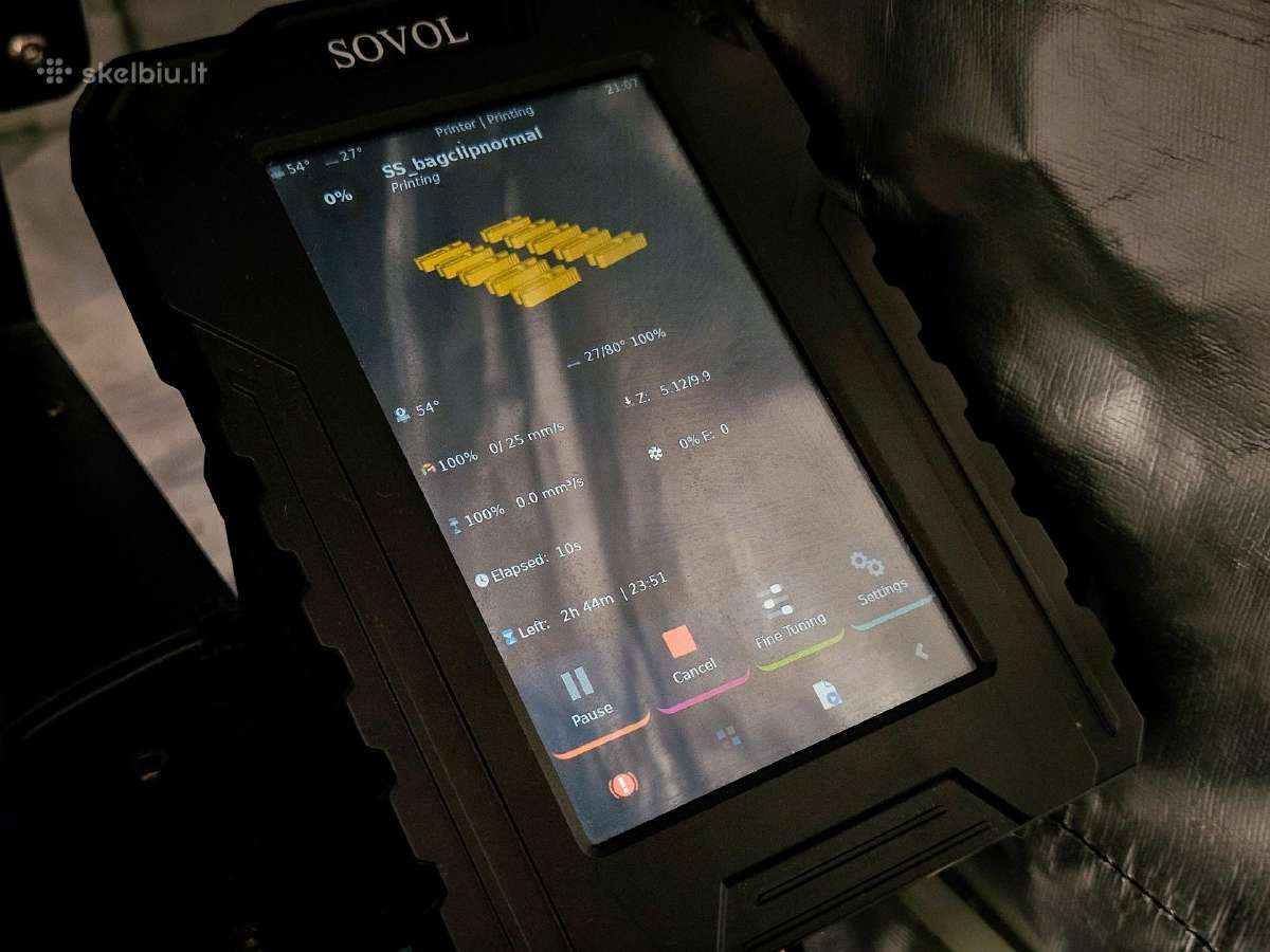 Sovol Sv07 Klipper + uždangalas - nuotraukos Nr. 6