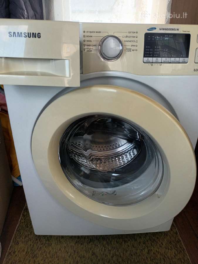 Veikiančią, tvarkingą skalbimo mašiną Samsung - nuotraukos Nr. 5