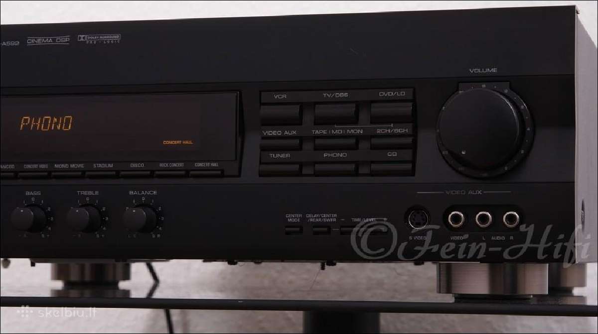 Yamaha Dsp-a592 Natural Sound AV amplifier. - nuotraukos Nr. 7
