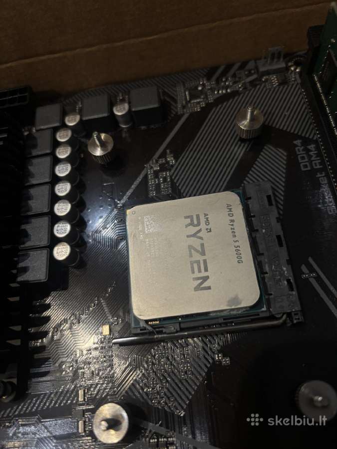 Am4 Kompletas. R5 5600g, 2x8 Ddr4, B550 - nuotraukos Nr. 2