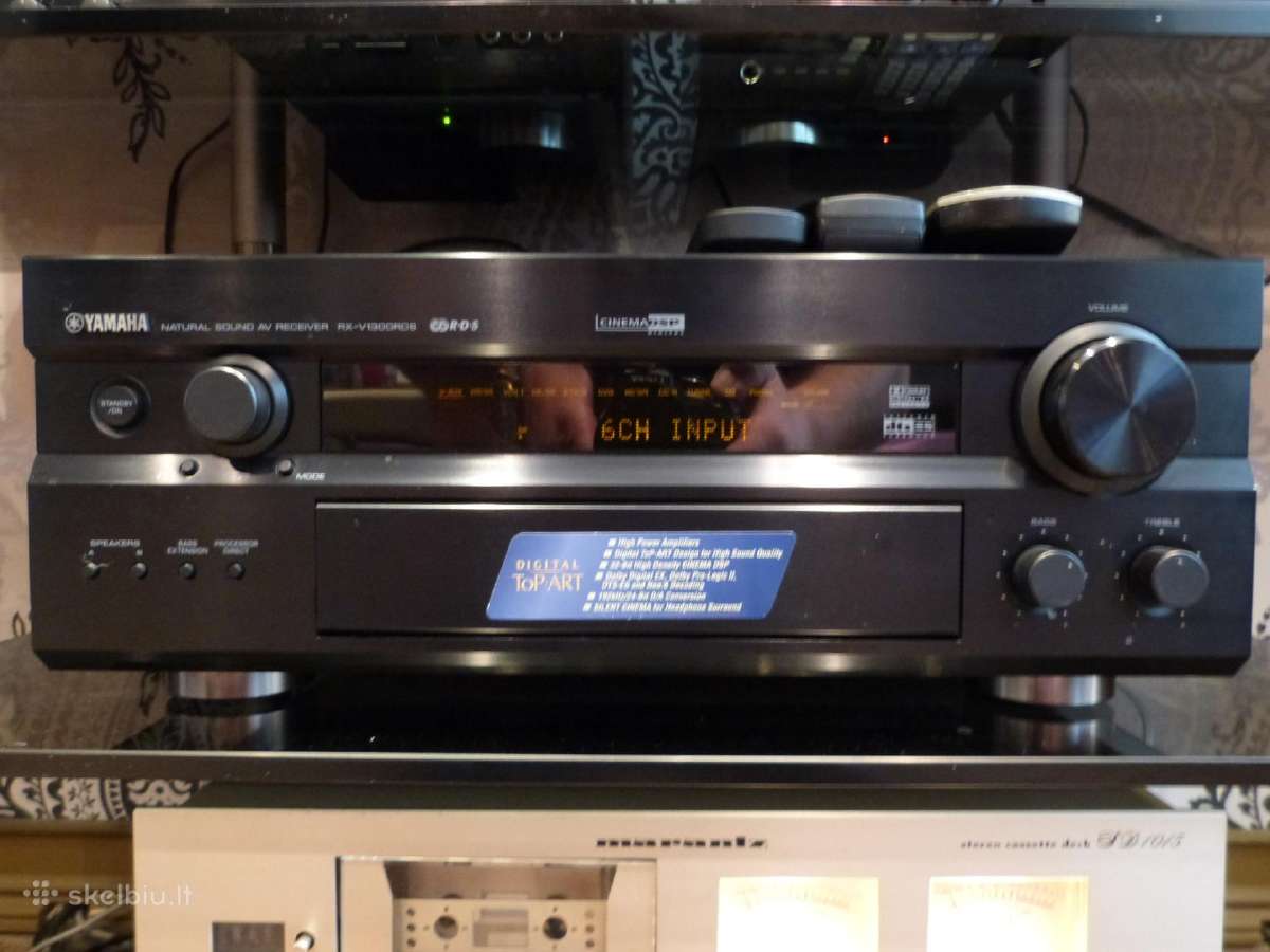 Yamaha Rx-v1300rds Receiver.15kg Dts-es Matrix 6.1 - nuotraukos Nr. 17
