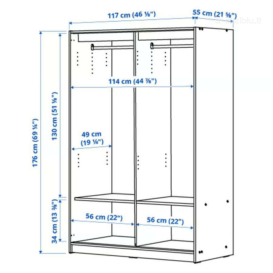 Ikea Spinta Kleppstad - nuotraukos Nr. 4