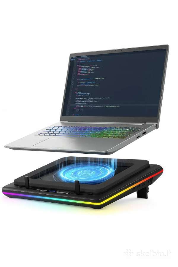 Laptopo/nešiojamo kompiuterio aušintuvas llano V12 - nuotraukos Nr. 2