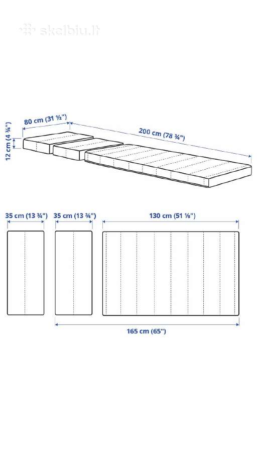 Ikea reguliuojamo ilgio vaikiška lova - nuotraukos Nr. 6