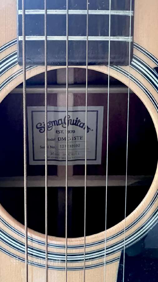 Sigma elektro akustinė gitara - nuotraukos Nr. 6