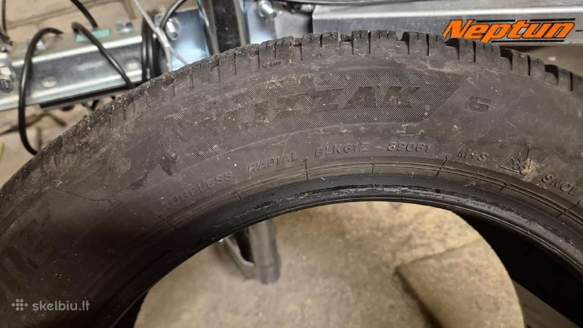 Žieminės padangos Bridgestone Blizzak 6 195/55 R16 - nuotraukos Nr. 4