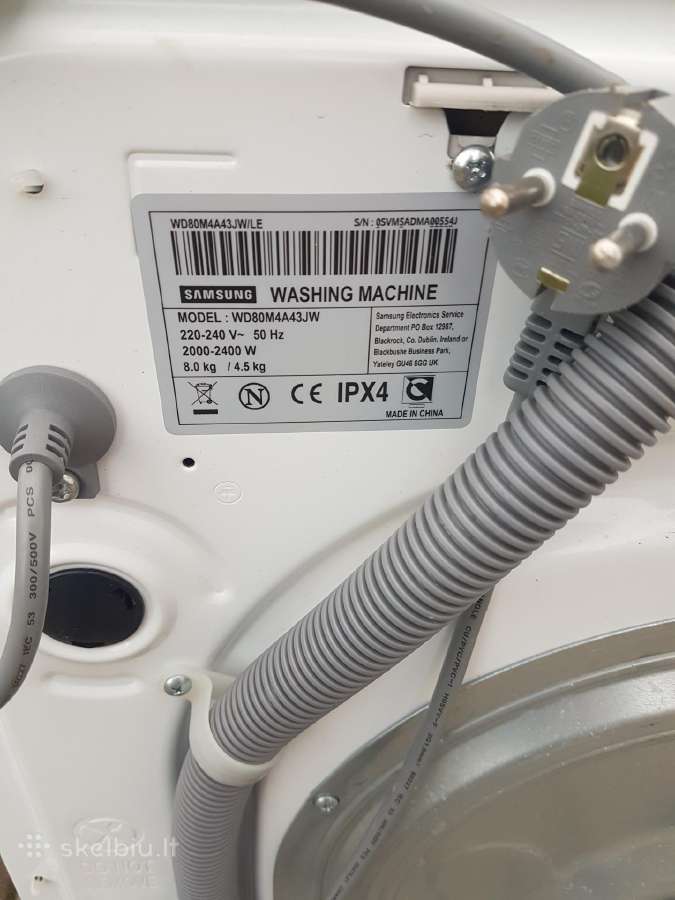 Samsung skalbimo masina 8kg +dziovykle/2 in1 - nuotraukos Nr. 5