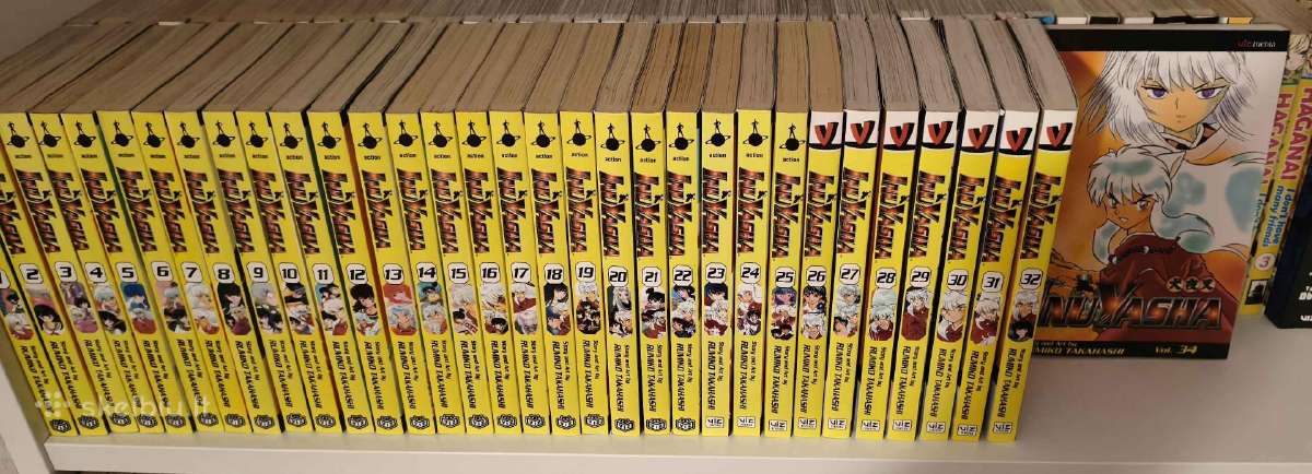 Inuyasha Manga 1-32 ir 34 (English Manga) - nuotraukos Nr. 2