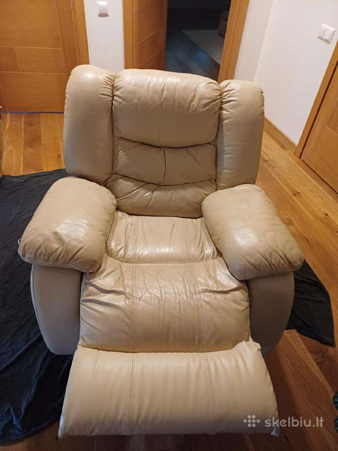 Miegama triviete odine sofa +odinis fotelis - nuotraukos Nr. 2