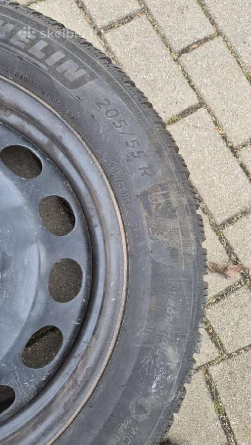 Ratai R16: Michelin Alpin 6 (2022 m.) + skardiniai - nuotraukos Nr. 2
