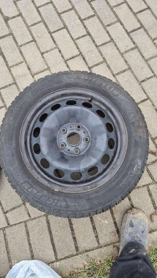 Ratai R16: Michelin Alpin 6 (2022 m.) + skardiniai - nuotraukos Nr. 4