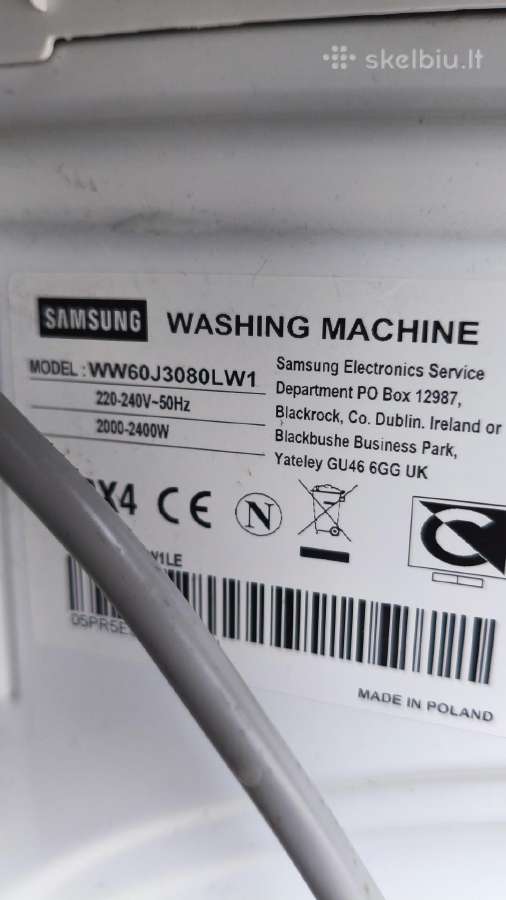 Samsung siaura skalbimo - nuotraukos Nr. 2