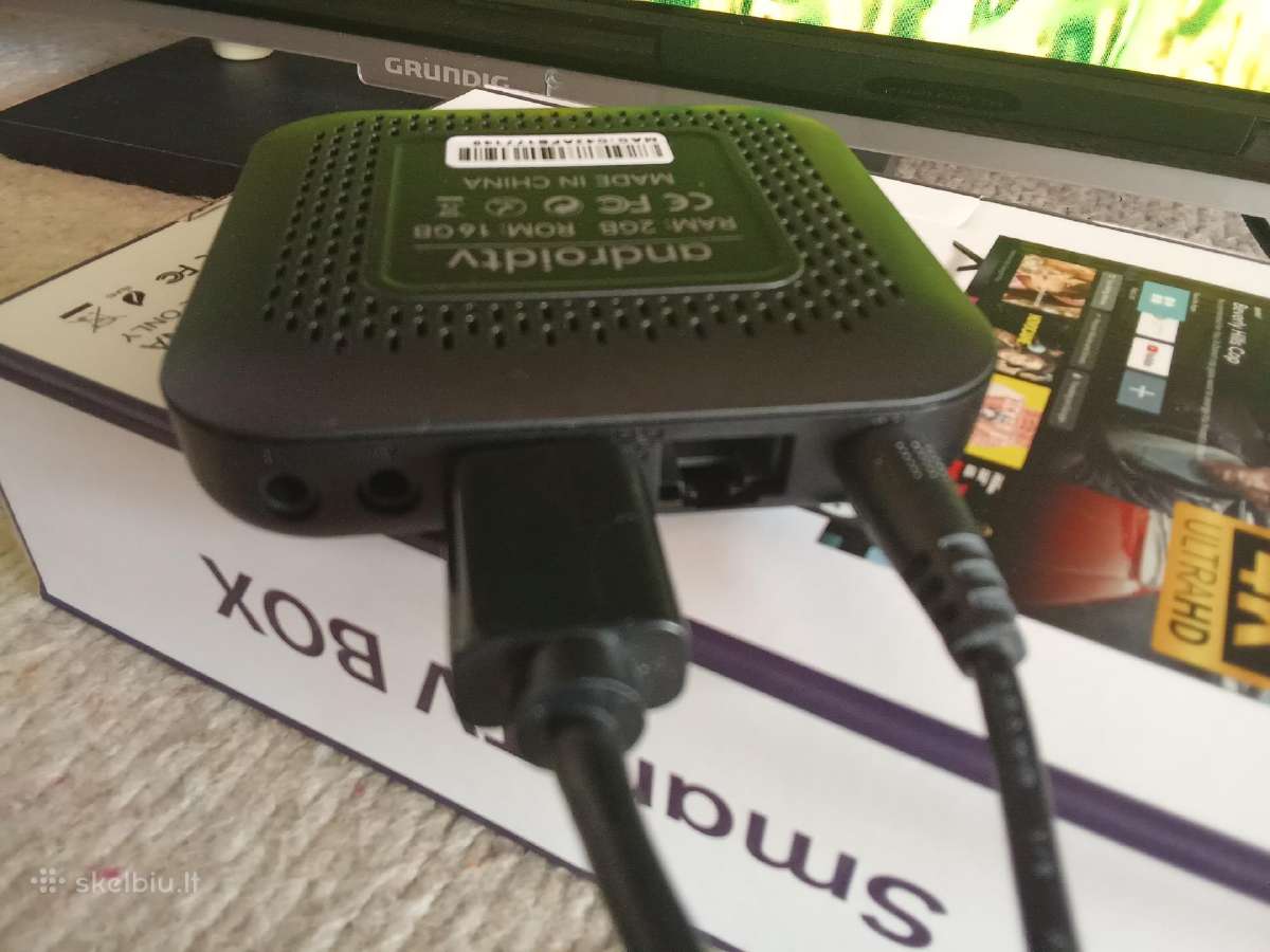 Grundig LED 82cm+smart TV Box WiFi 4k - nuotraukos Nr. 14