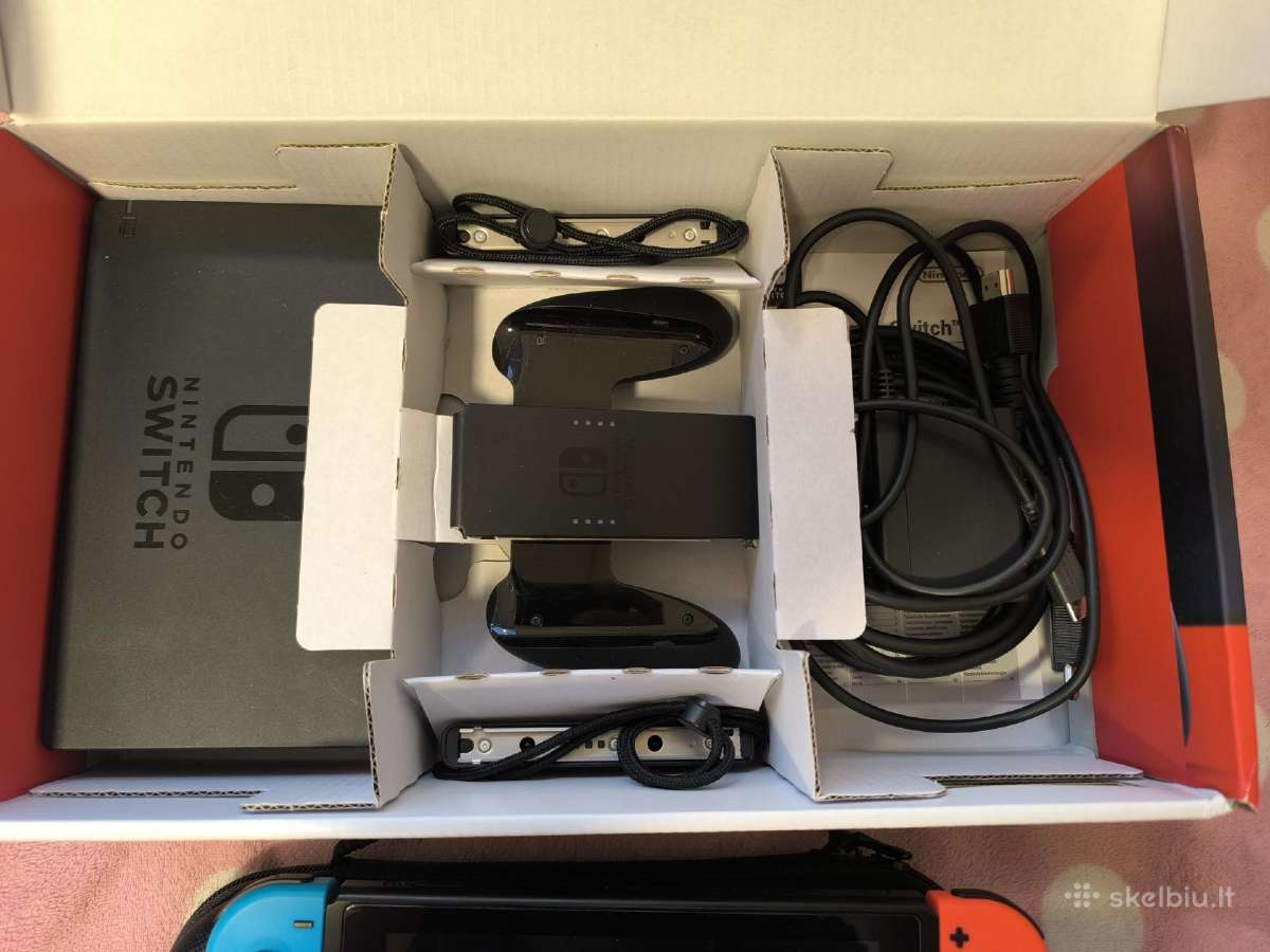 Atrištas Nintendo Switch V2 256gb 36 žaidimai - nuotraukos Nr. 8