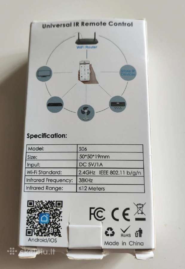 Universalus Wi-fi / Ir (infraraudonųjų spindulių) - nuotraukos Nr. 2