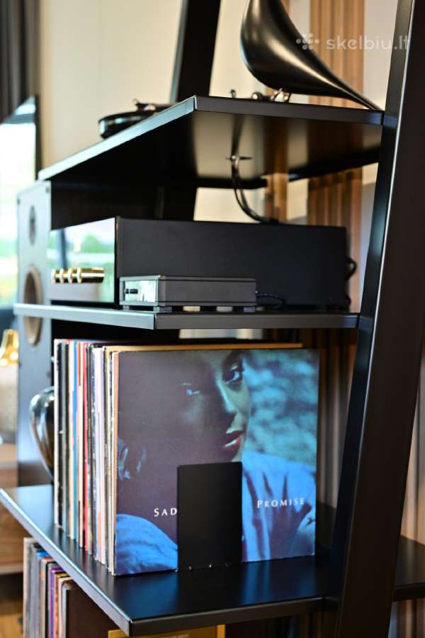 Stereo vinilo lentyna staliukas - nuotraukos Nr. 4
