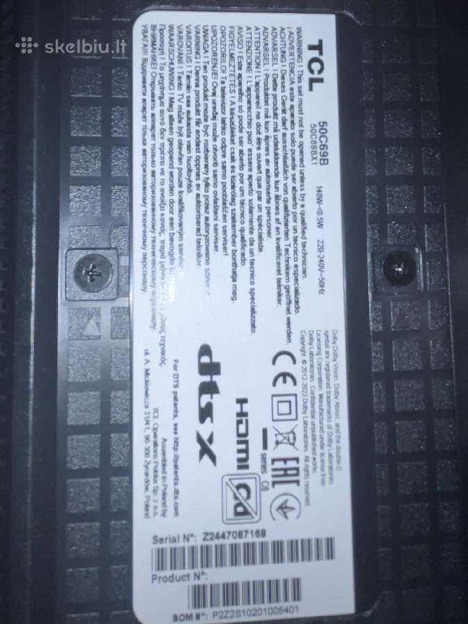 Televizorius Tcl 50c69b - nuotraukos Nr. 3