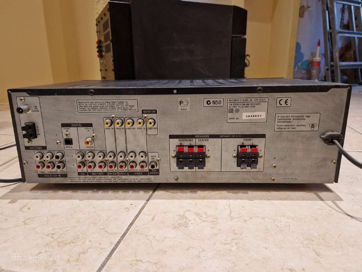 Sony str-de475 - nuotraukos Nr. 2