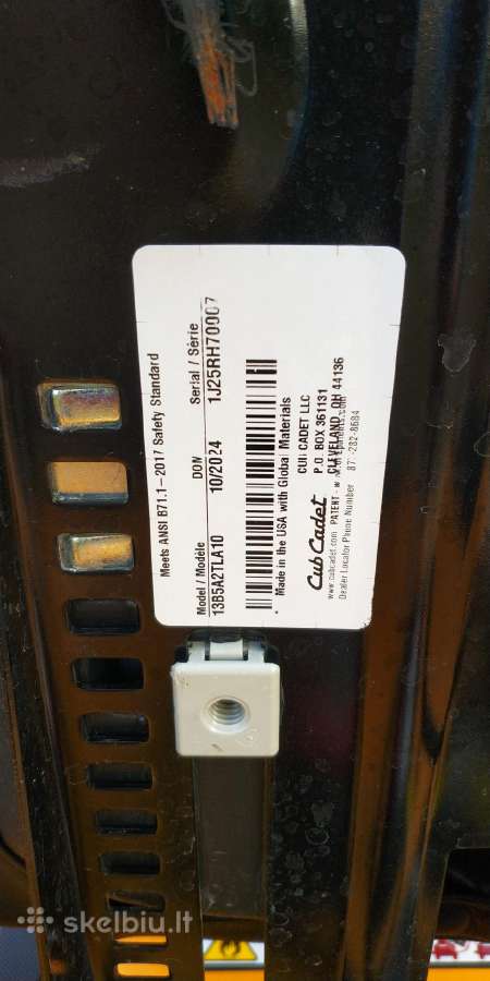 Cub Cadet Xt3 dideli ratai - nuotraukos Nr. 7