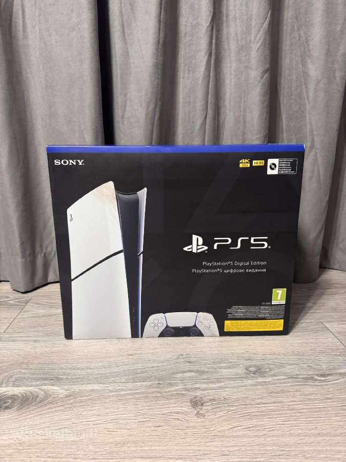 Playstation 5 Slim Digital + 2 pulteliai - nuotraukos Nr. 4