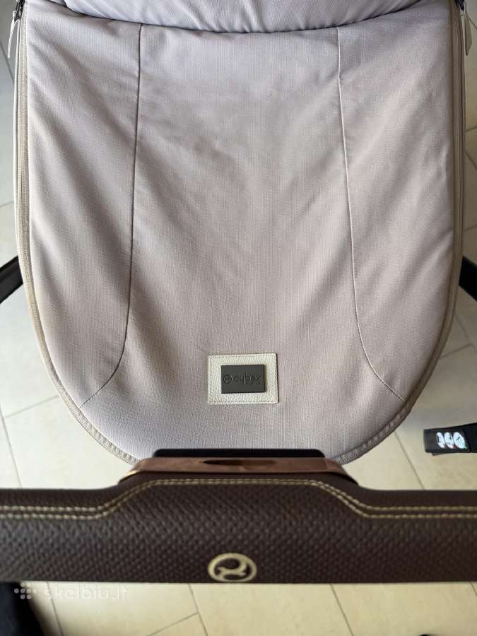 Cybex e-priam 4 Rose Gold Cozy Beige komplektas - nuotraukos Nr. 16