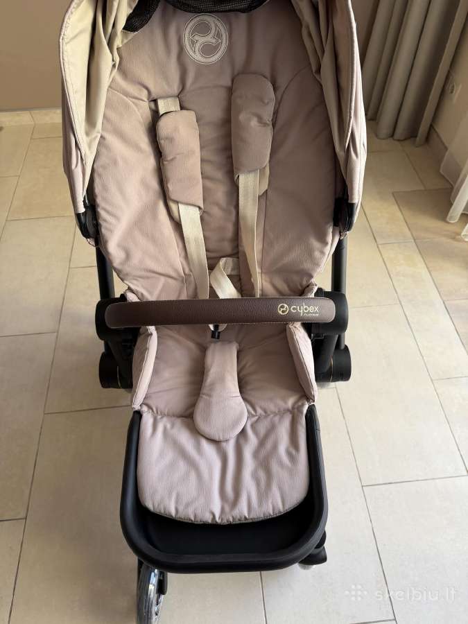 Cybex e-priam 4 Rose Gold Cozy Beige komplektas - nuotraukos Nr. 19