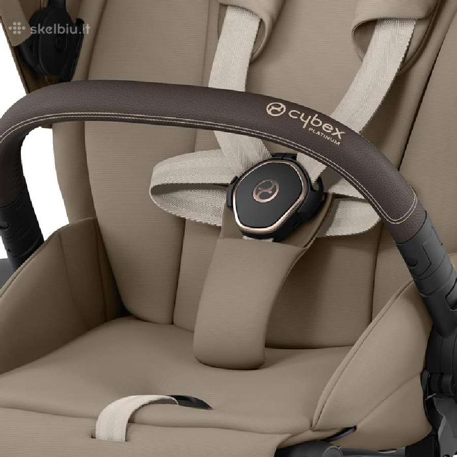 Cybex e-priam 4 Rose Gold Cozy Beige komplektas - nuotraukos Nr. 6