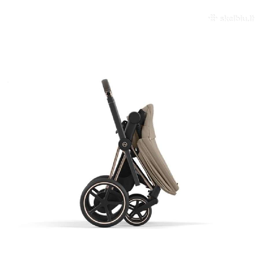 Cybex e-priam 4 Rose Gold Cozy Beige komplektas - nuotraukos Nr. 4