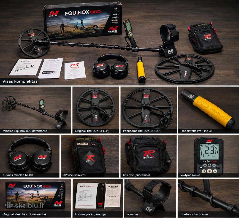 Minelab Equinox 800 - nuotraukos Nr. 2