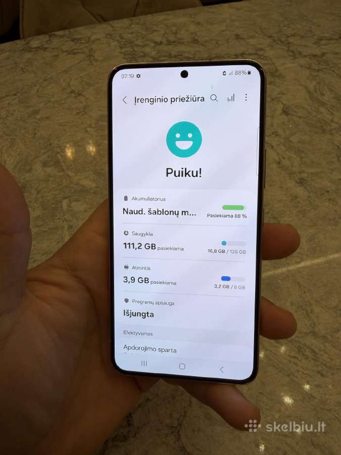 Samsung s22, 128gb - nuotraukos Nr. 3