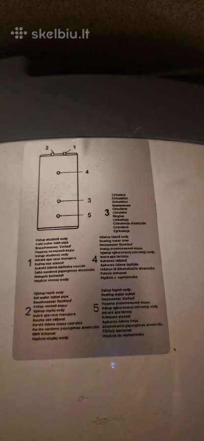 Boileris Dražice Okc125/1m2 - nuotraukos Nr. 5