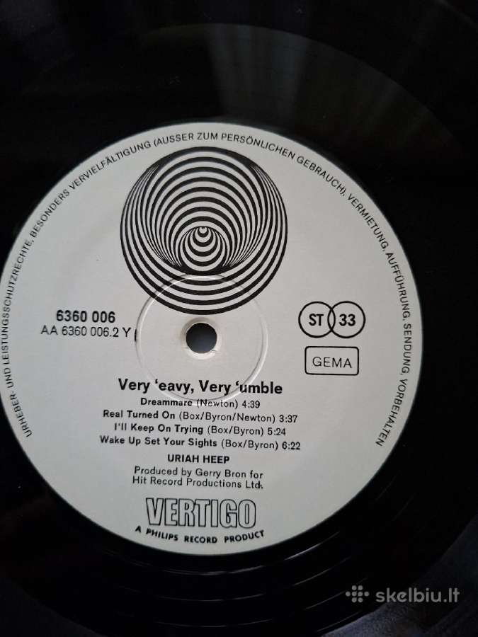 Uriah Heep 1970 "Very 'eavy.very 'Umble" - nuotraukos Nr. 4