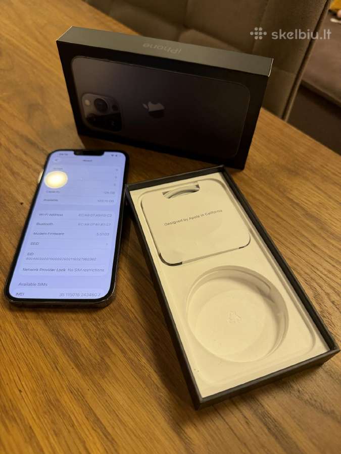 iPhone 13 Pro 128gb Graphite - nuotraukos Nr. 10