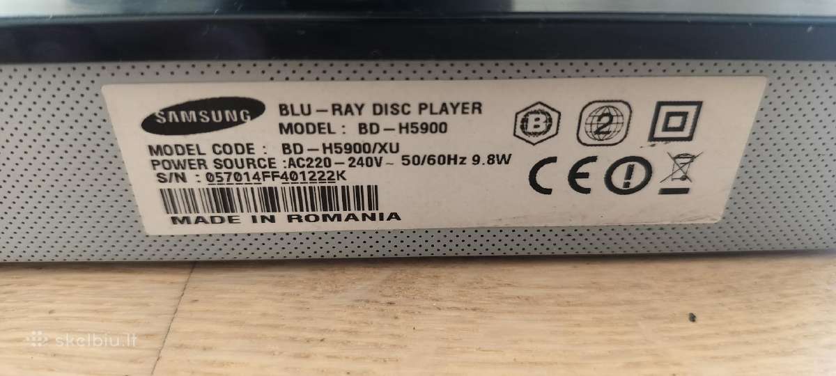 Samsung Bd-h5900/xu Blu-ray grotuvas - nuotraukos Nr. 16
